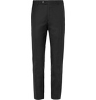 Mr P. - Black Worsted Wool Trousers - Men - Black