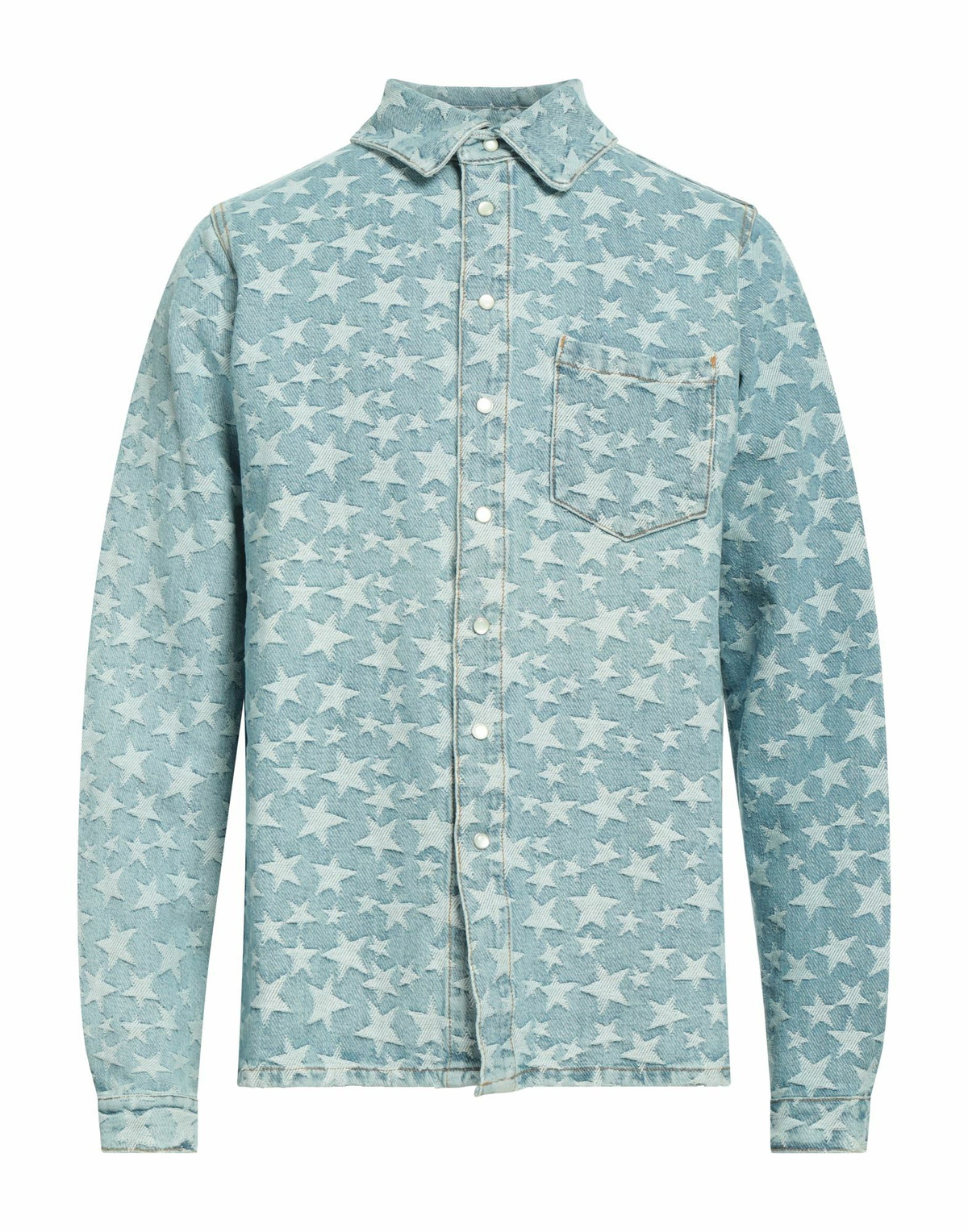 Erl Mens Denim outerwear in Blue