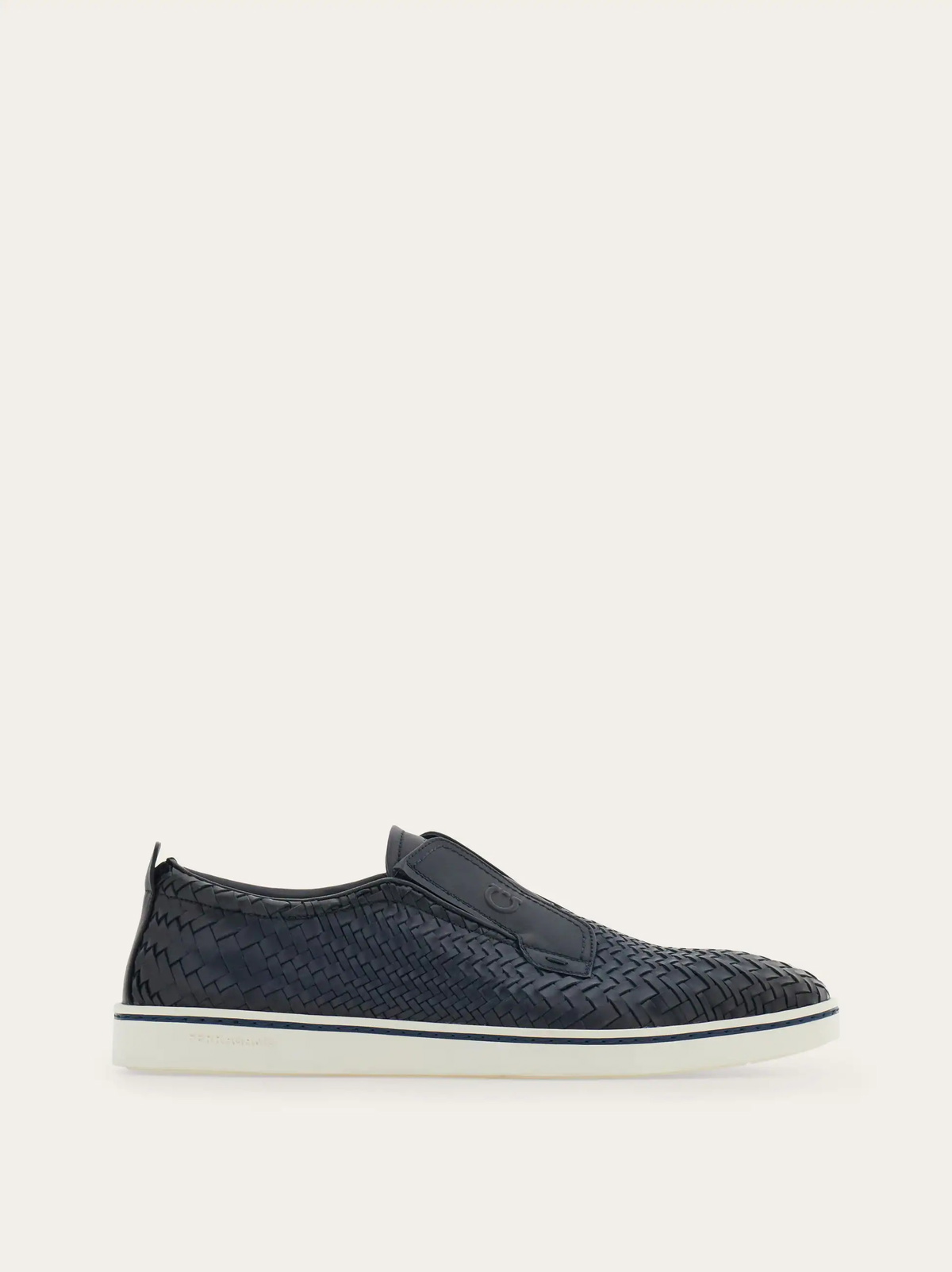 Ferragamo Mens Derby slip-on in Blue