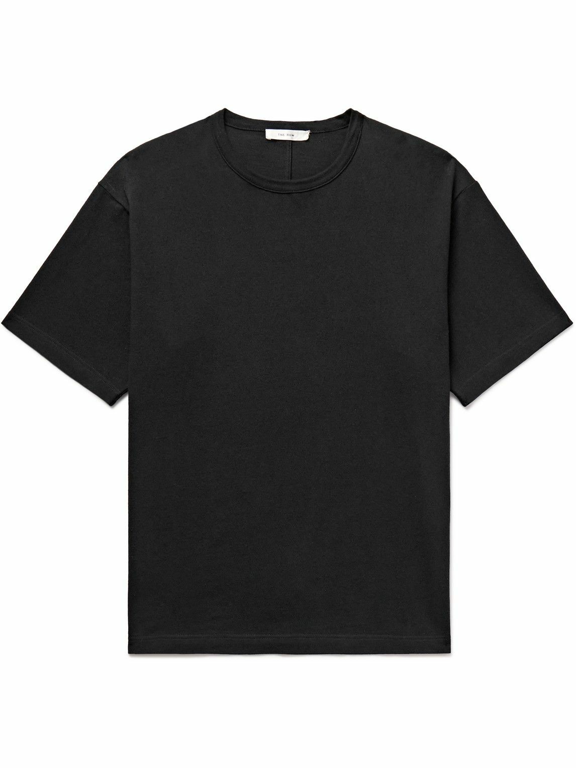 The Row - Lyle Cotton-Jersey T-shirt - Black The Row