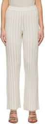 House of Dagmar Beige Penelope Lounge Pants