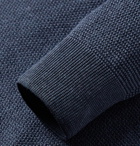 Loro Piana - Slim-Fit Silk and Linen-Blend Sweater - Blue