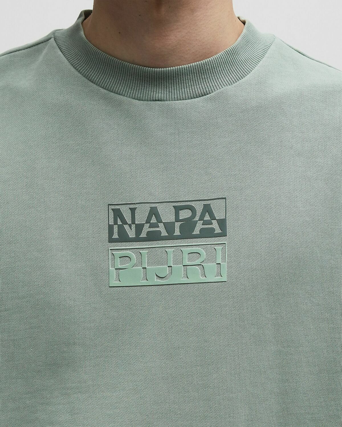 Napapijri B-CORTONA C SUM SWEAT Green Mens Sweatshirt