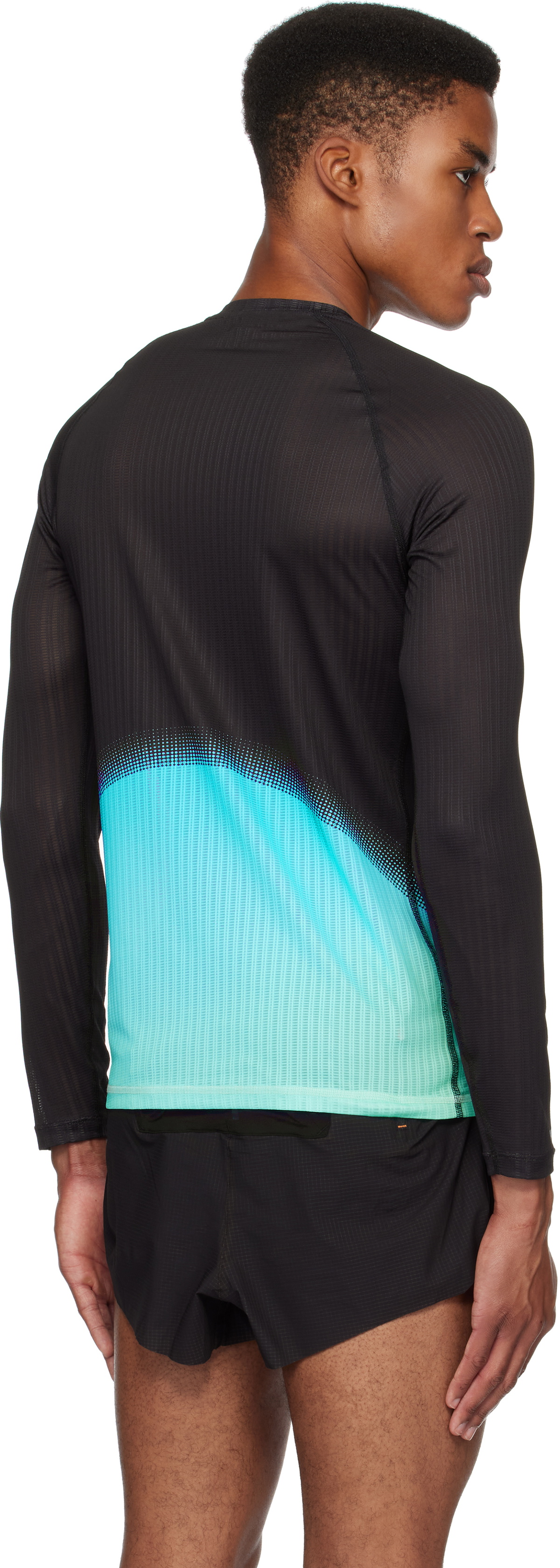 Soar Running Black & Blue Race Base Layer T-shirt Soar Running