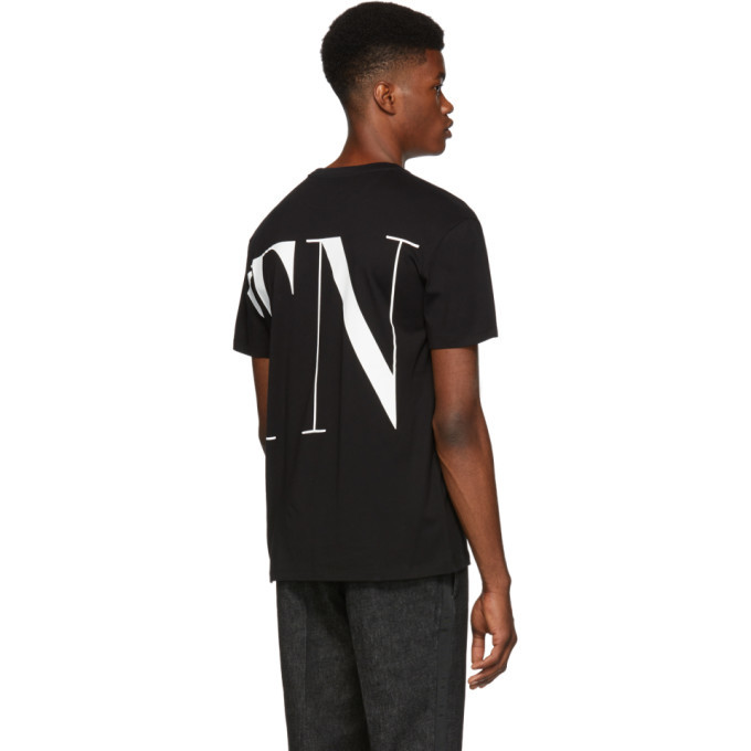 Valentino Black VLTN Logo T-Shirt Valentino