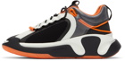 Balmain Black & Orange B-Runner Sneakers
