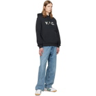 A.P.C. Black Standard Grand 'VPC' Hoodie