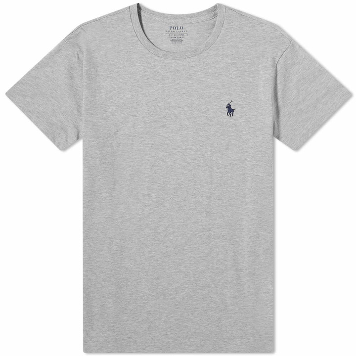 Photo: Polo Ralph Lauren Men's Custom Fit T-Shirt in New Grey Heather