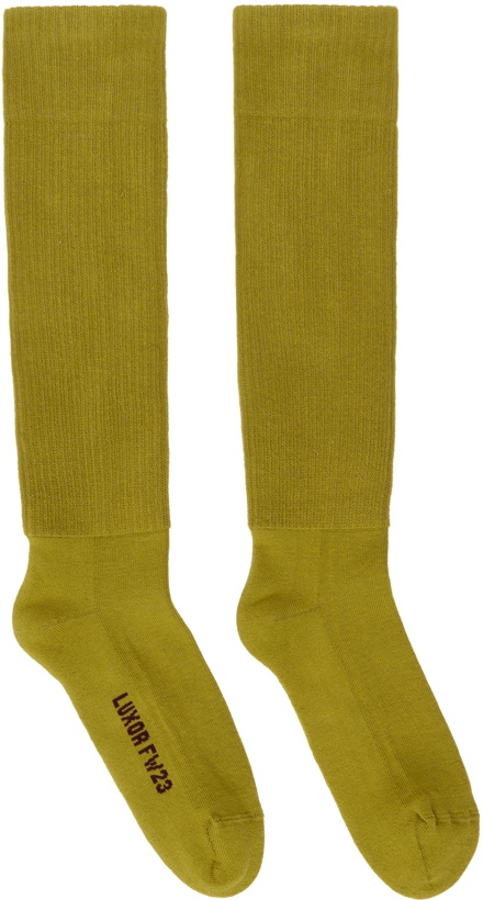 Photo: Rick Owens Yellow Knee High Socks