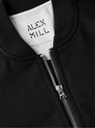 Alex Mill - Melton Wool-Blend Bomber Jacket - Blue