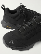 ROA - Katharina Rubber and Leather-Trimmed Mesh Hiking Sneakers - Black