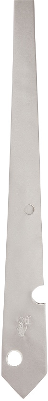 Photo: Off-White Grey Meteor Tie