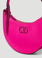 Valentino - VLogo Mini Hobo Shoulder Bag in Pink