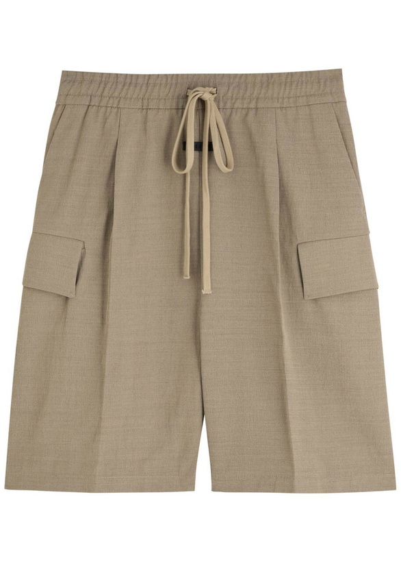 Photo: Fear OF God Woven Cargo Shorts Beige