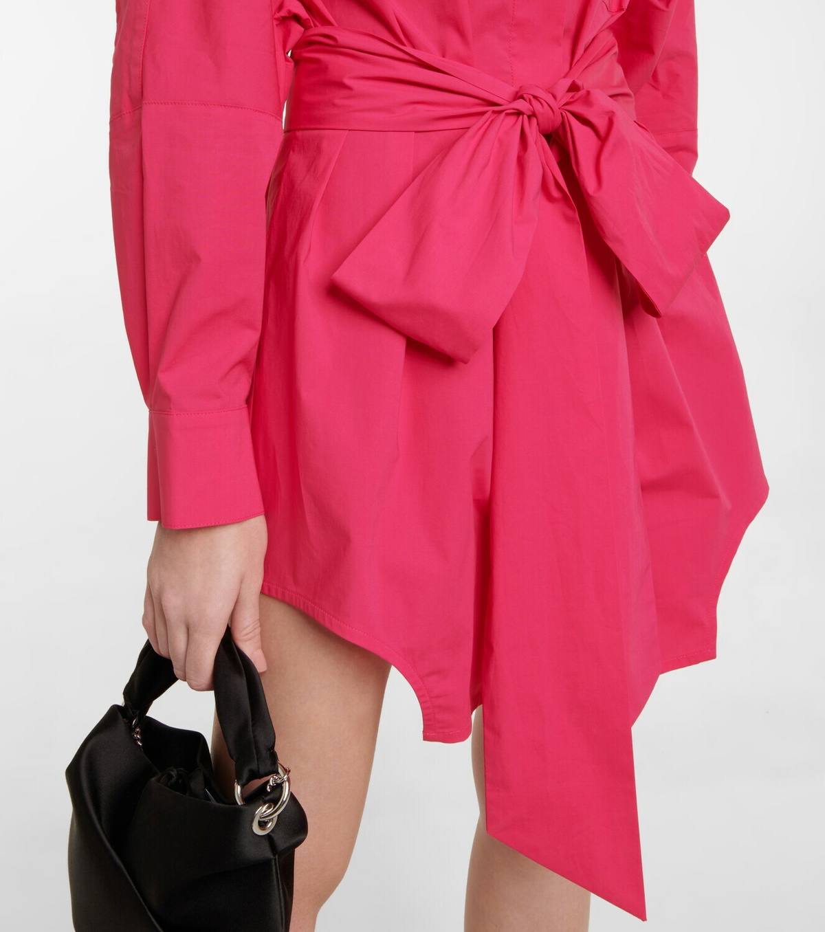 Alexandre Vauthier - Cotton-blend belted shirt dress