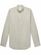 Paul Smith - Grandad-Collar Cotton-Poplin Shirt - Neutrals