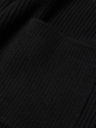 FrizmWORKS - Ribbed Wool-Blend Cardigan - Black