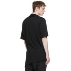 Julius Black Layered Neck T-Shirt