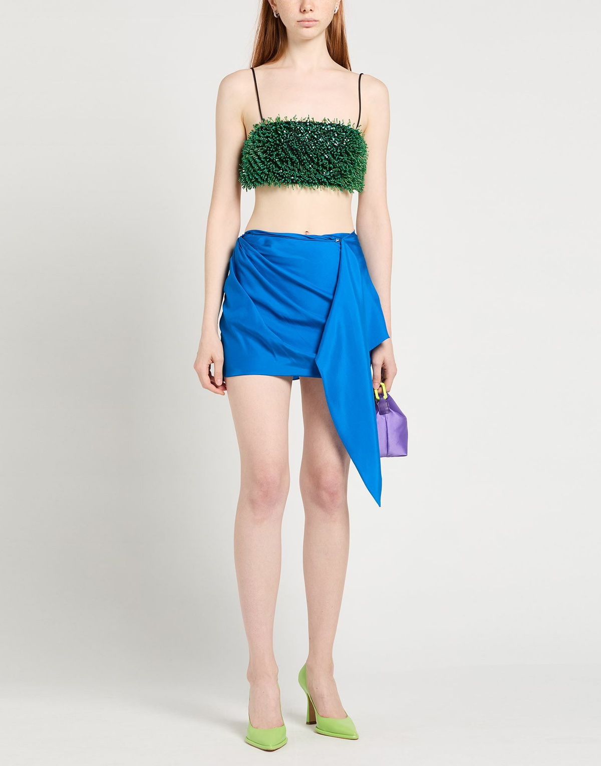 Gauge81 Womens Mini skirt Azure