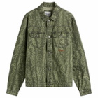 Butter Goods Men's Garage Denim Jacket in Lowland Camo
