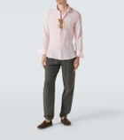 Fedeli Linen straight pants