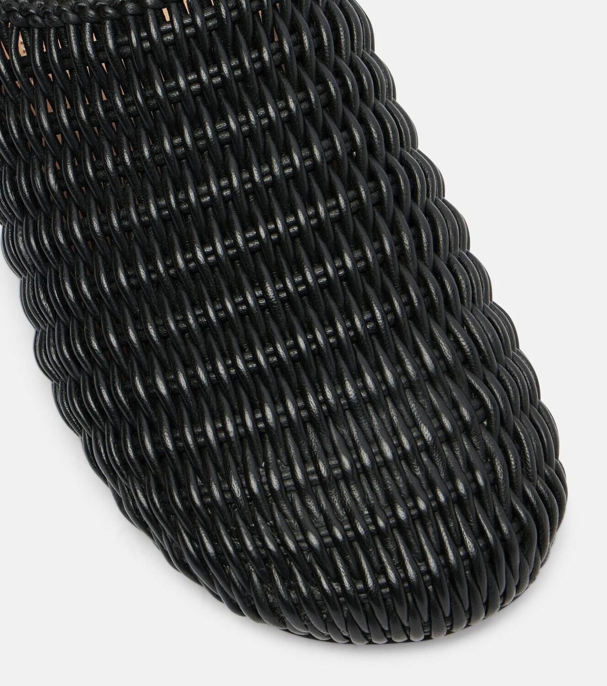 JW Anderson Babouche woven leather loafers