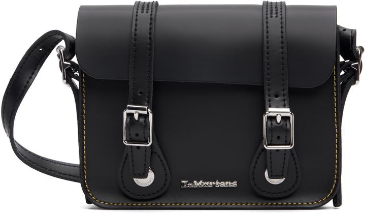 Photo: Dr. Martens Black 7 Inch Leather Crossbody Bag