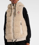 Moncler Grenoble Faux shearling down vest