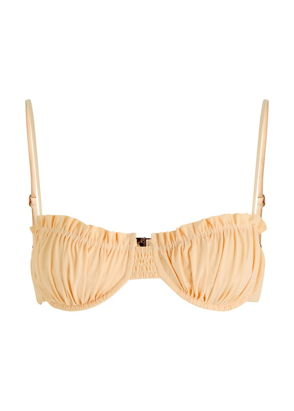 Photo: Faithfull The Brand Esterel Frill Bikini top Off White