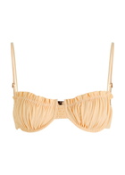 Faithfull The Brand Esterel Frill Bikini top Off White