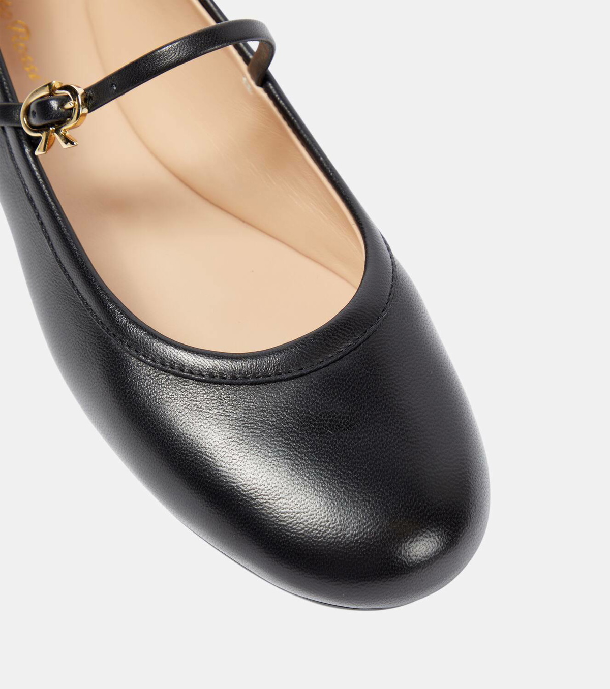 Gianvito Rossi Carla leather Mary Jane ballet flats Gianvito Rossi