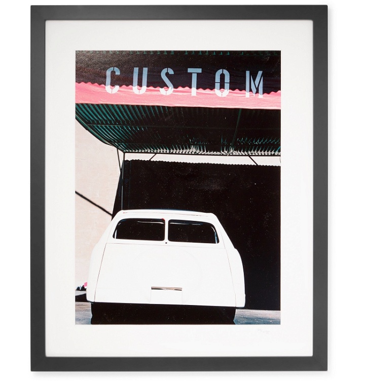 Photo: Sonic Editions - Framed 1998 George Barris' Unfinished Project Car Print, 16" x 20" - Multi
