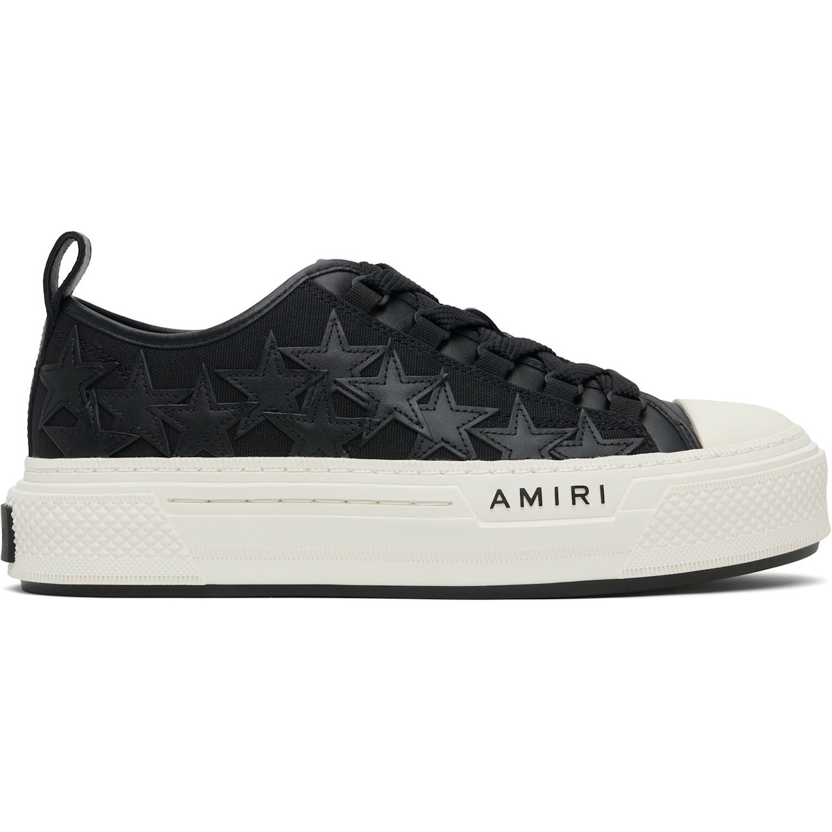 AMIRI Black Stars Court Low Sneakers