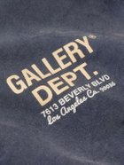 Gallery Dept. - Mechanic Corduroy-Trimmed Logo-Print Cotton Bomber Jacket - Blue