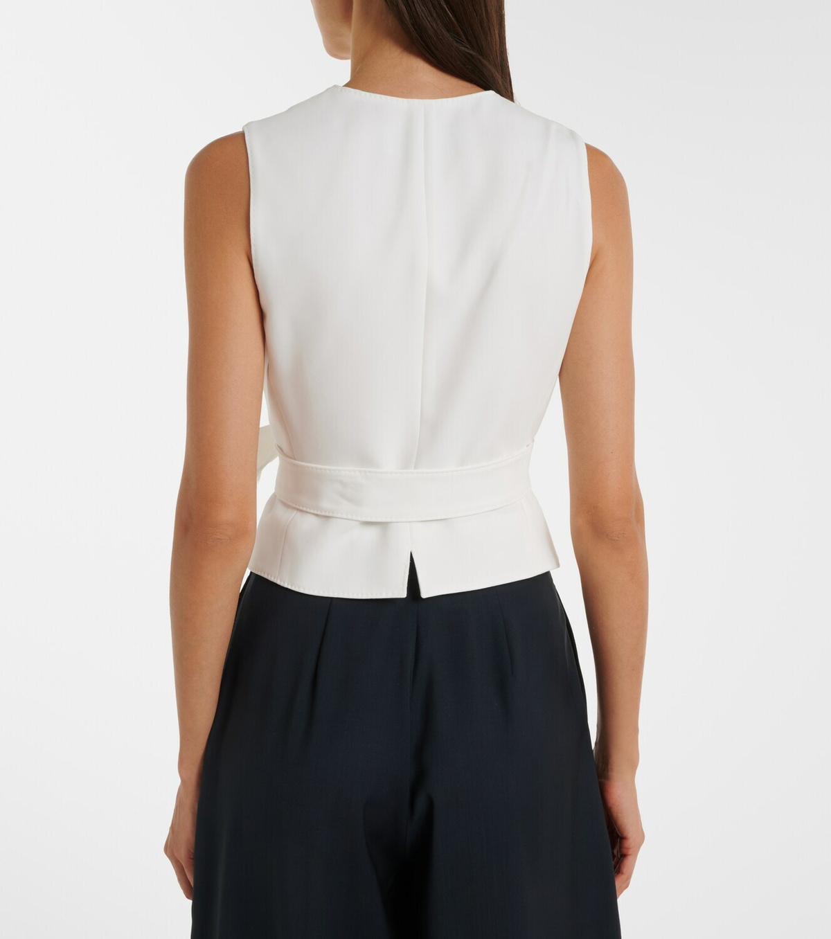 Max Mara Draped cady vest