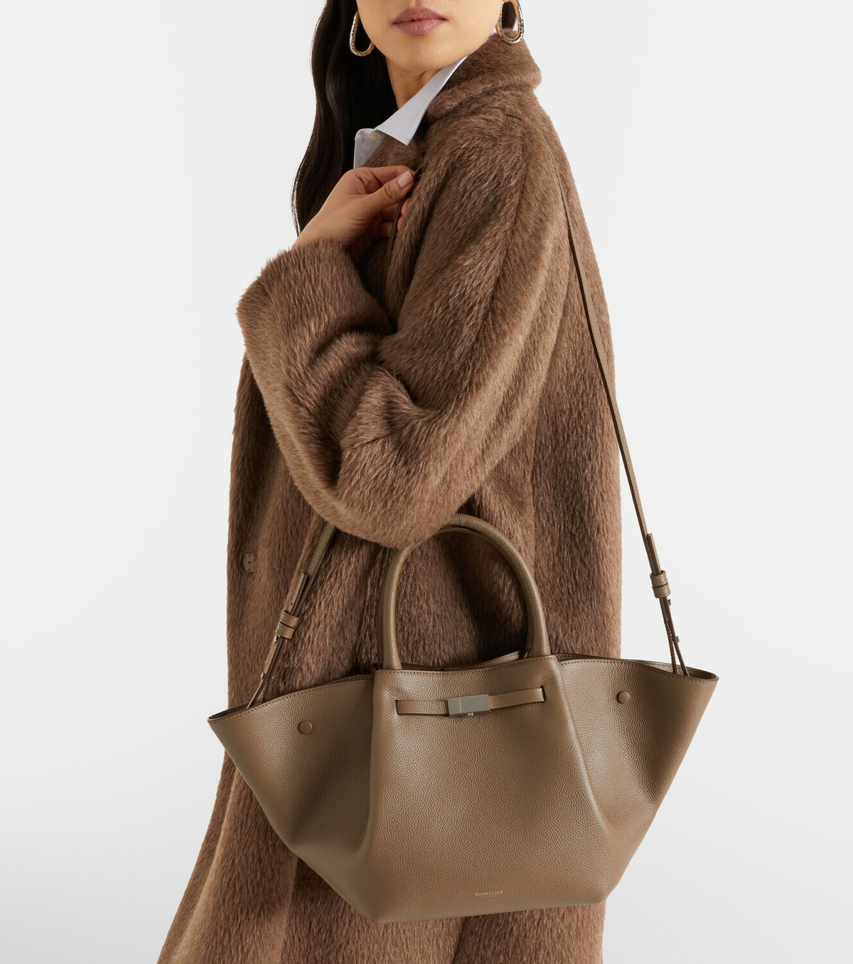 DeMellier New York Medium leather top-handle bag