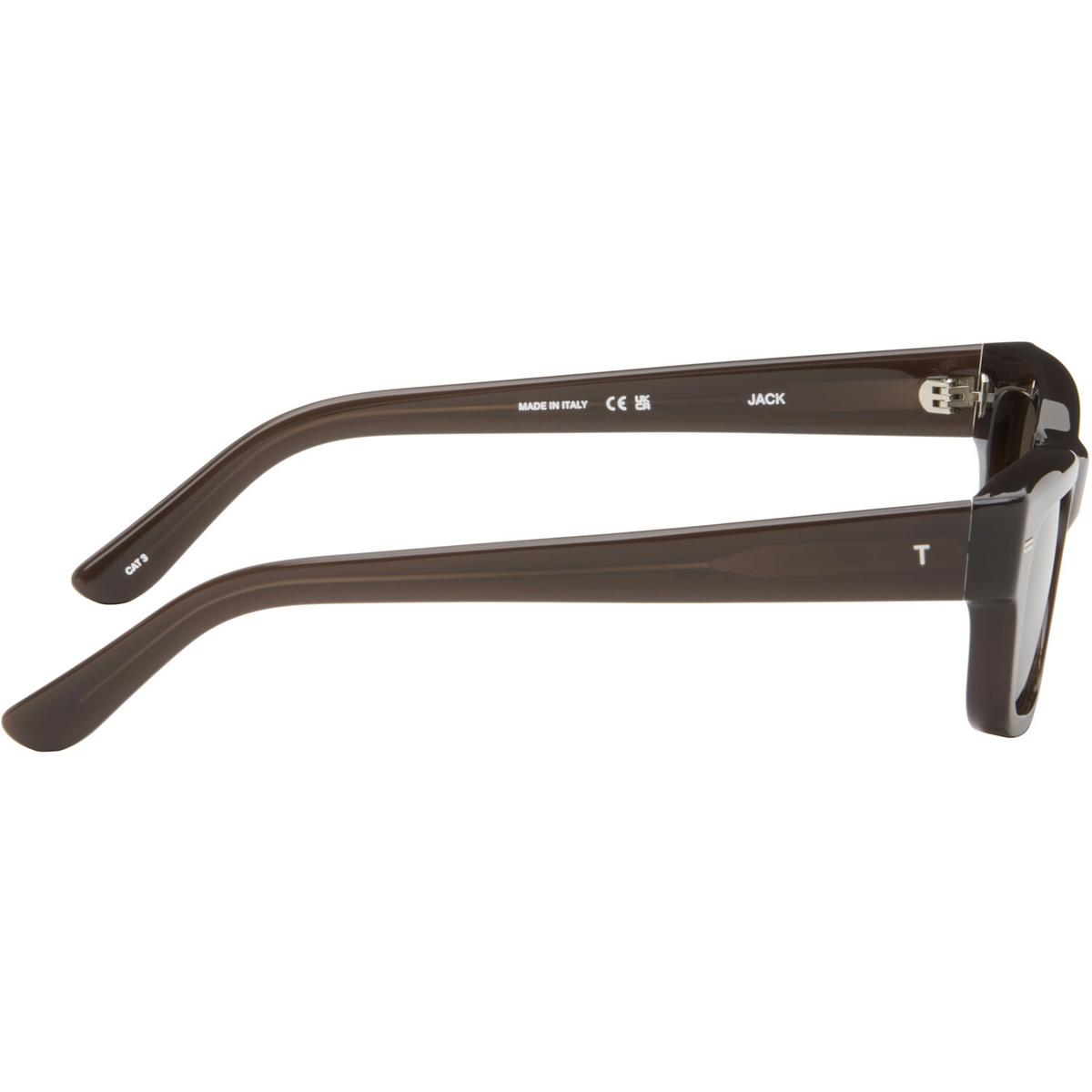 THISTLES Brown 'The Jack' Sunglasses