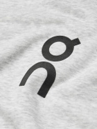 ON - Club Logo-Print Organic Cotton-Blend Jersey Hoodie - Gray