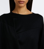 Junya Watanabe Draped wool top