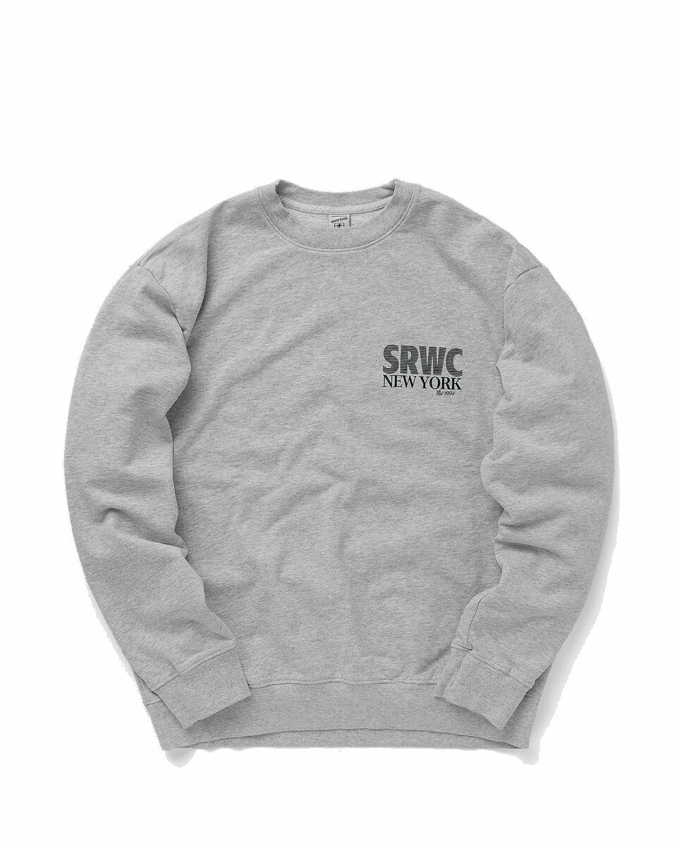 Photo: Sporty & Rich Srwc 94 Crewneck Grey - Mens - Sweatshirts