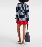 Veronica Beard Ortiz striped cotton-blend terry blazer