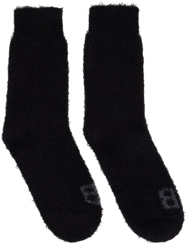 Photo: Balenciaga Black 'BB' Homewear Socks