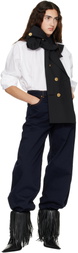 sacai Navy Belted Jeans