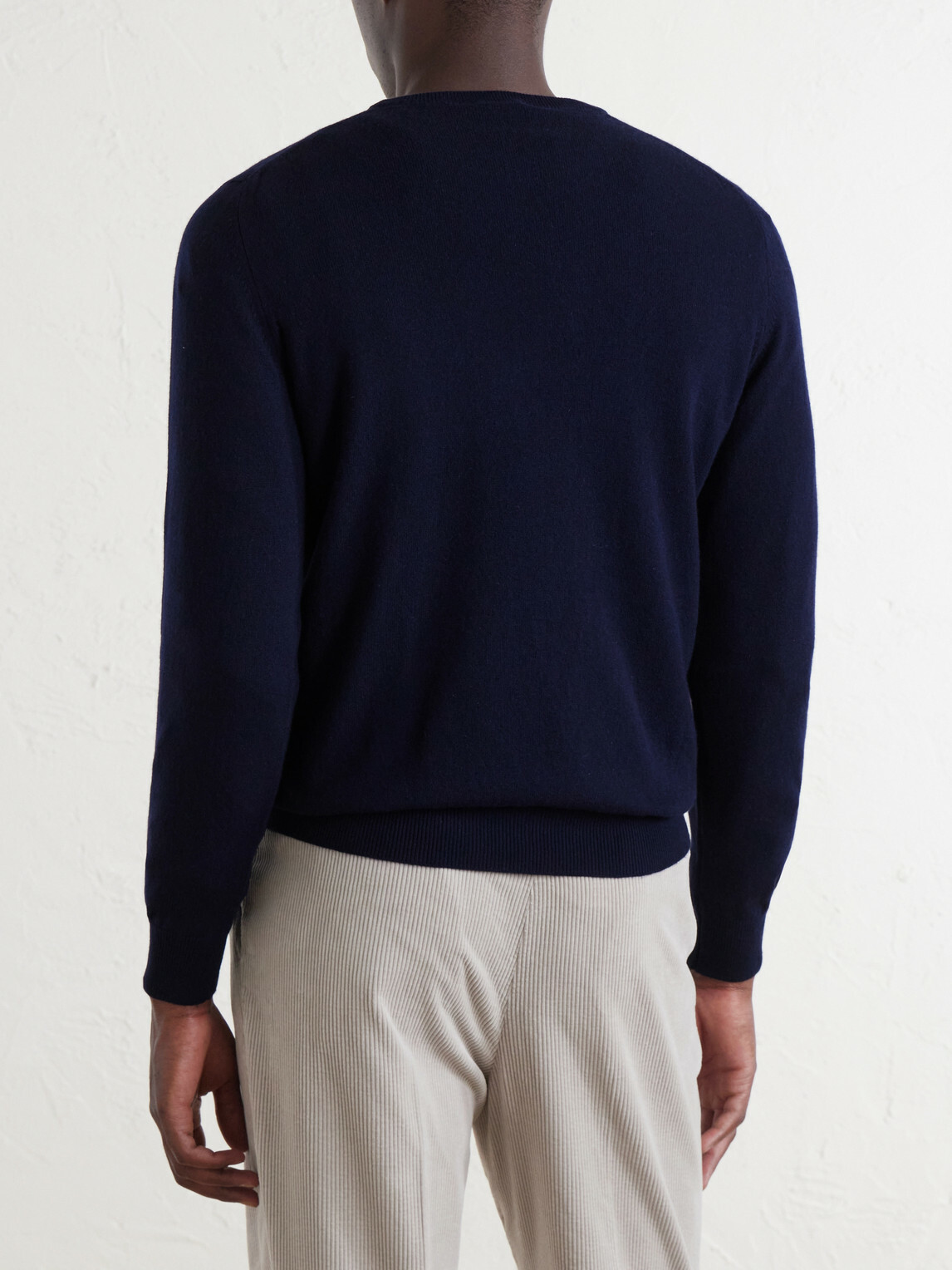 FEDELI - Argentina Baby Cashmere Sweater - Blue