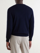 FEDELI - Argentina Baby Cashmere Sweater - Blue
