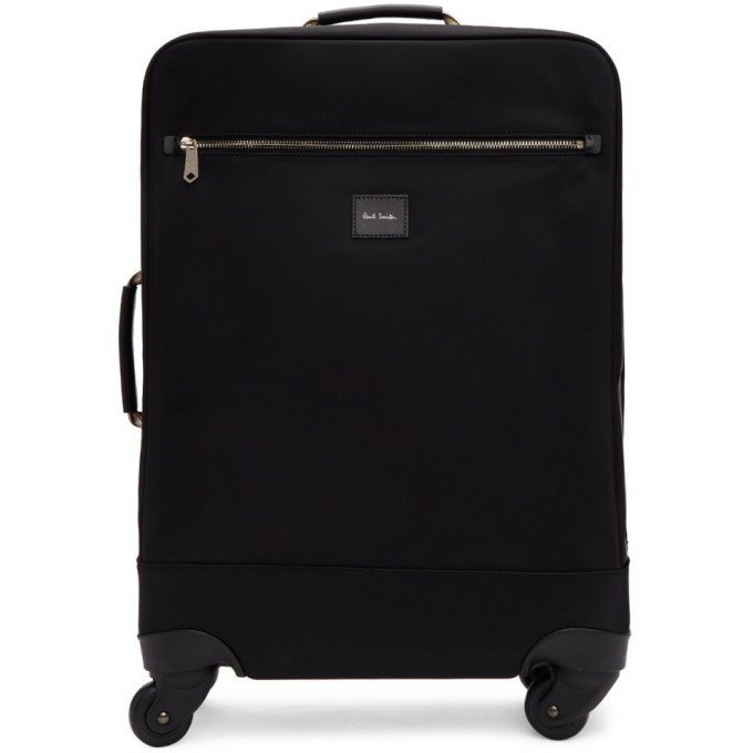 Photo: Paul Smith Black Canvas Multistripe Suitcase