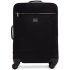 Paul Smith Black Canvas Multistripe Suitcase