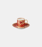 Versace Home Medusa Garland espresso cup and saucer set