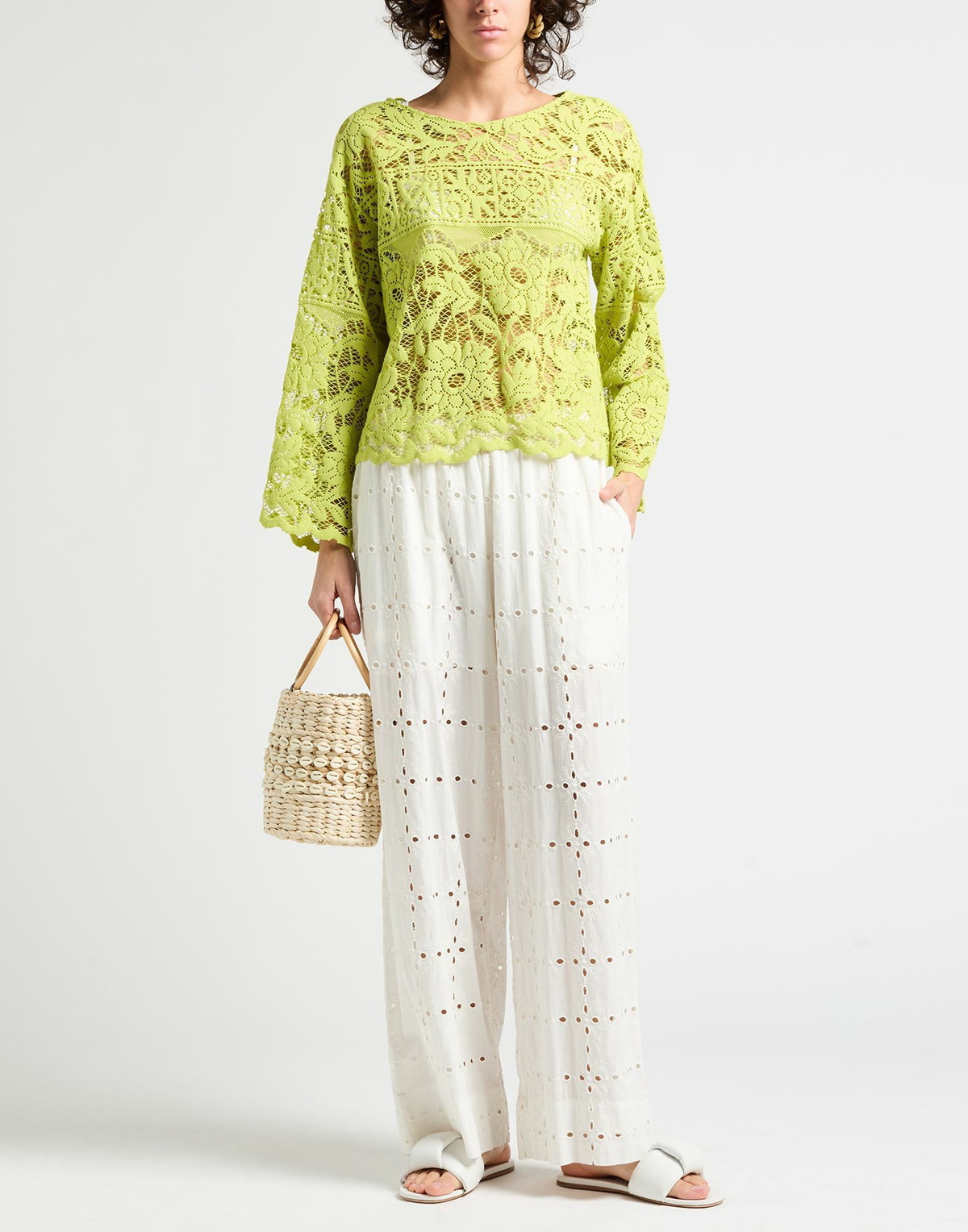 Jucca Womens Top Lime in Green