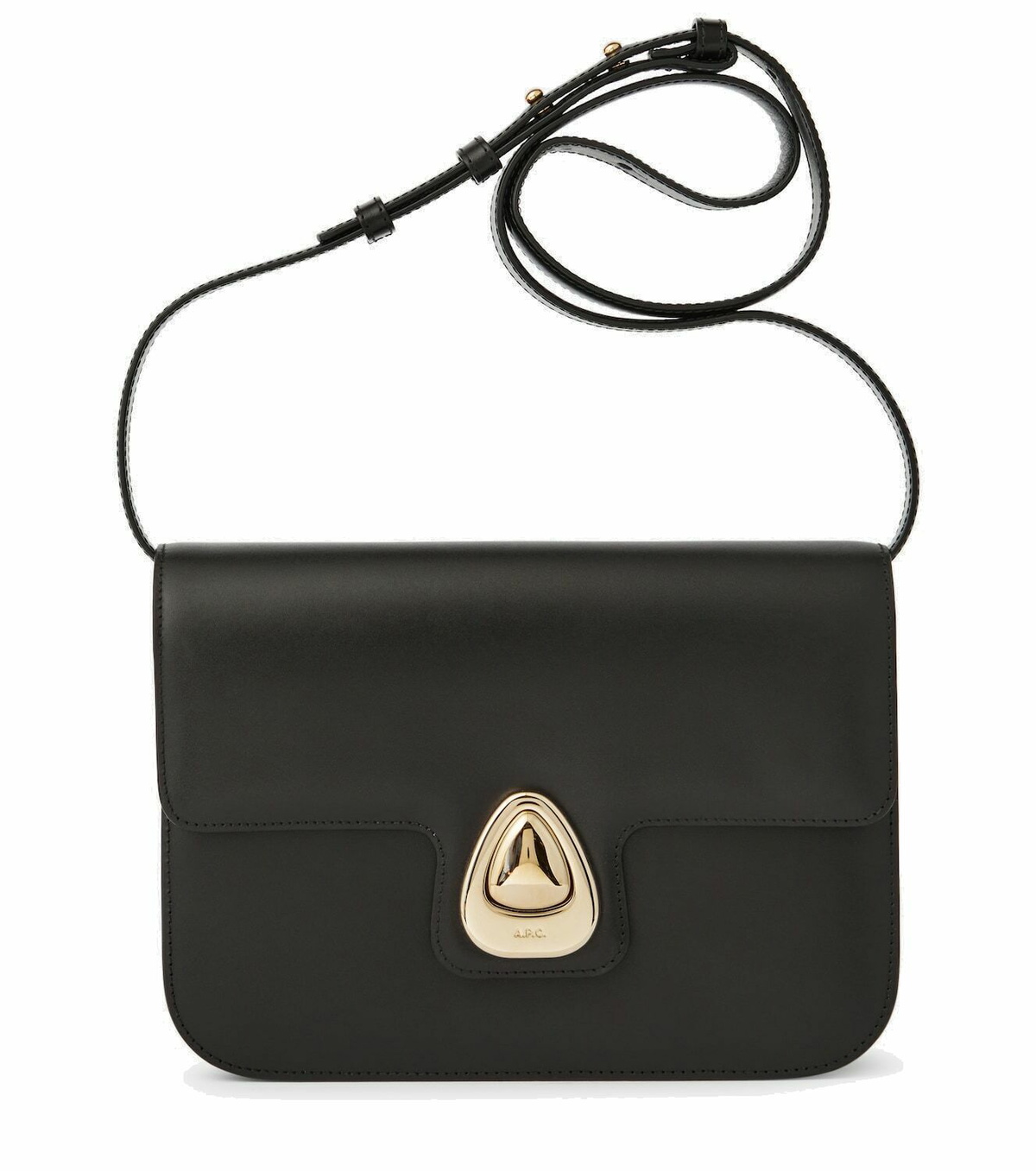 ショルダーバッグ・ポシェット A.P.C. Astra Small Crossbody - Leather - Black Astra Small Crossbody - A.P.C - Leather - Black